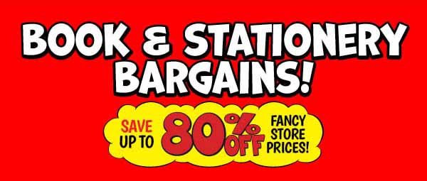 Book and Stationery Bargains!
