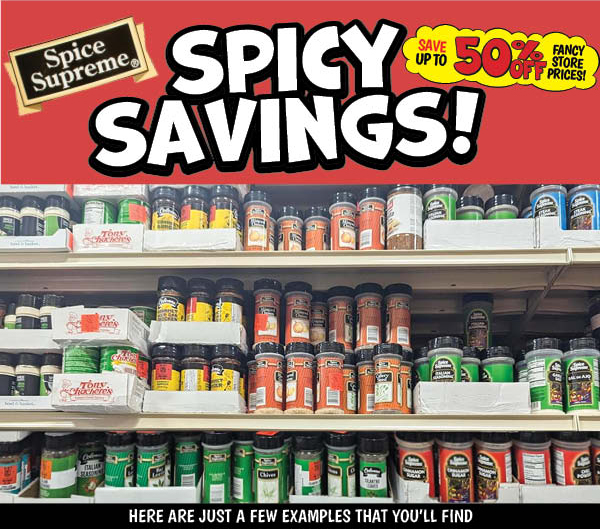 Spicy Savings!