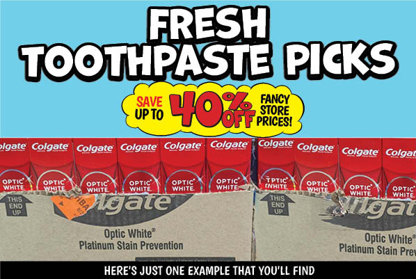 Fresh Toothpaste Picks! Save Up to 40% OFF the Fancy Store Prices!