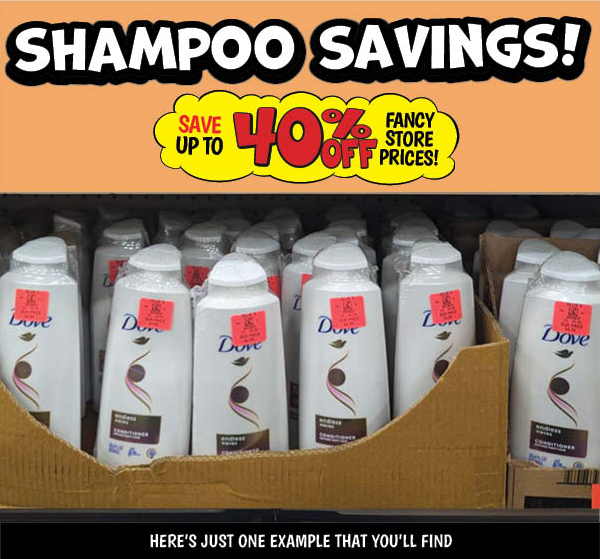 Shampoo Savings! Save Up to 40% OFF the Fancy Store Prices!