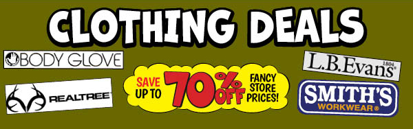 CLOTHING DEALS! Save Up To 70% OFF Fancy Store Prices!