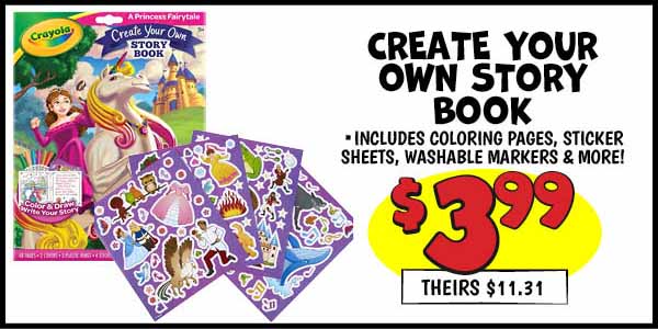 Create your own Story Book: Our Price: $3.99, theirs: $11.31