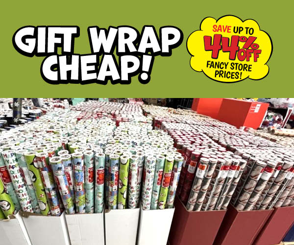 Gift Wrap Cheap!