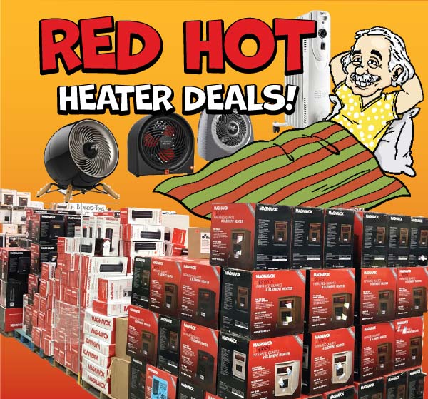 RED HOT Heater Deals!