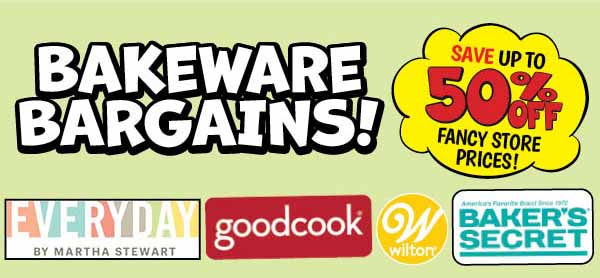 Bakeware Bargains!
