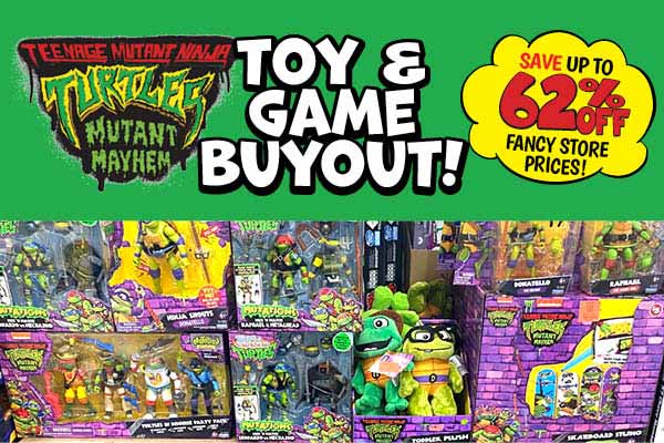 TMNT Toy and Game Buyout!