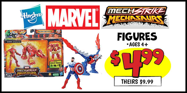 Marvel Mechstrike Figures: Our Price: $4.99, theirs: $9.99
