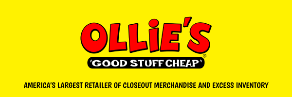 Ollie's "Good Stuff Cheap" Celebrating 40 Years of Bargains!