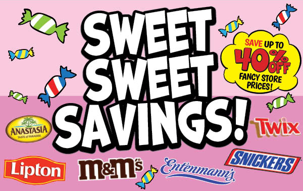 Sweet, Sweet Savings!