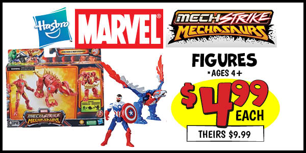 Marvel Mechstrike Figures: Our Price: $4.99, theirs: $9.99