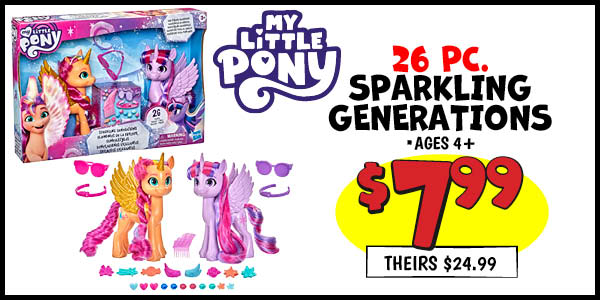 MLP Sparkling Generations : Our Price: $7.99, theirs: $24.99