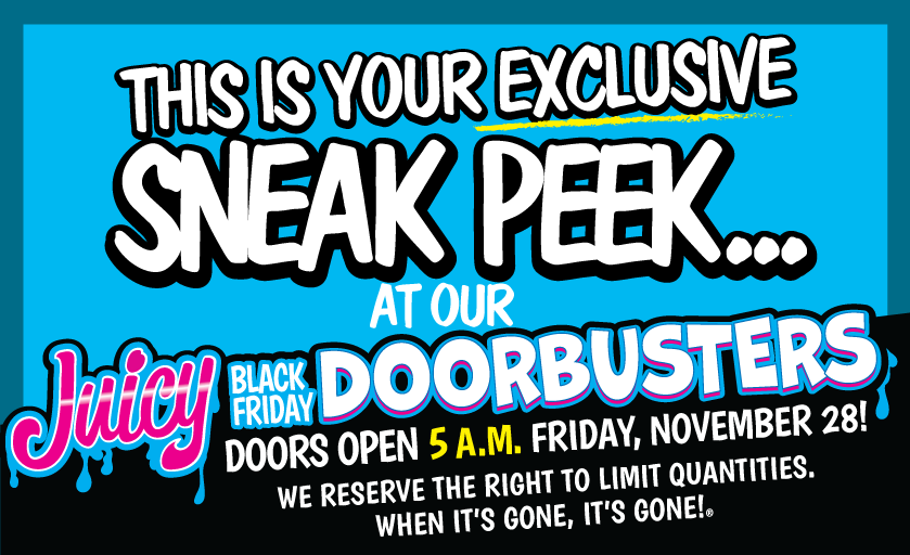 Doors Open 11/28 at 5am
