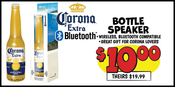 Bottle Speaker : Our Price: $10.00, theirs: $19.99