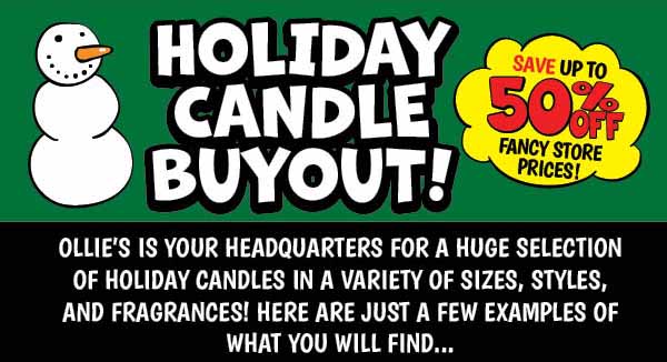 Holiday Candle Buyout!