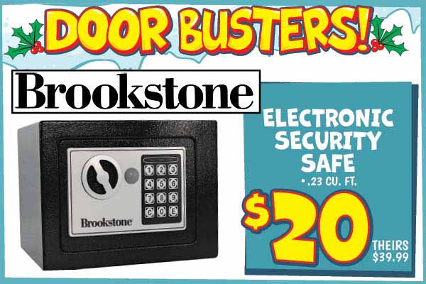 Electronic Security Safe: Our Price: $20.00, theirs: $39.99