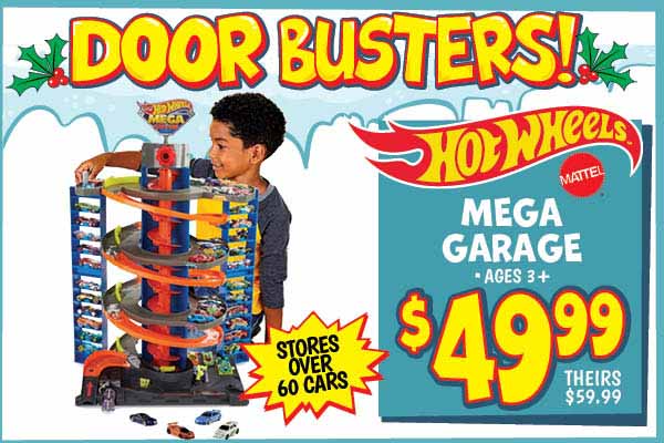 MEGA Garage: Our Price: $49.99, theirs: $59.99