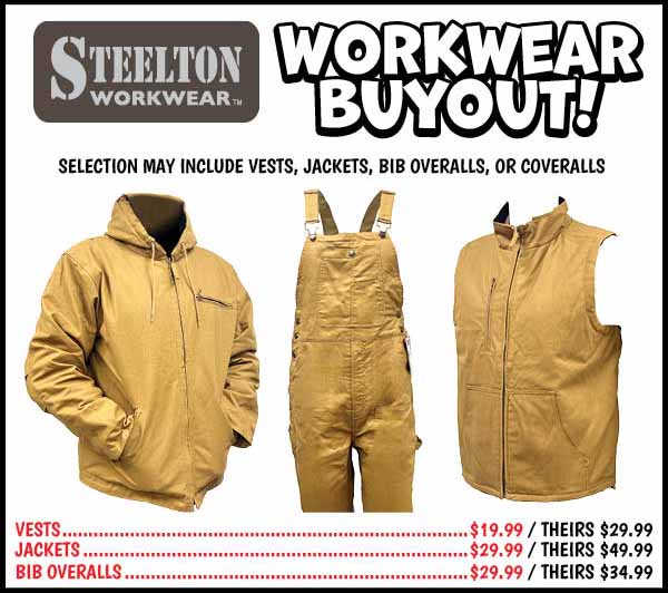 Steelton Workwear Buyout!