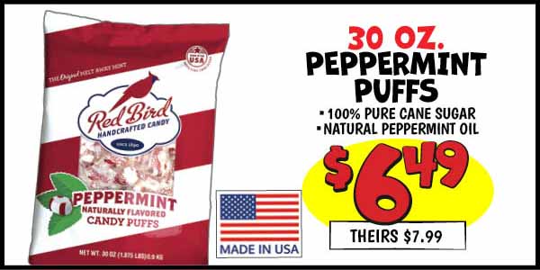 Peppermint Puffs : Our Price: $6.49, theirs: $7.99