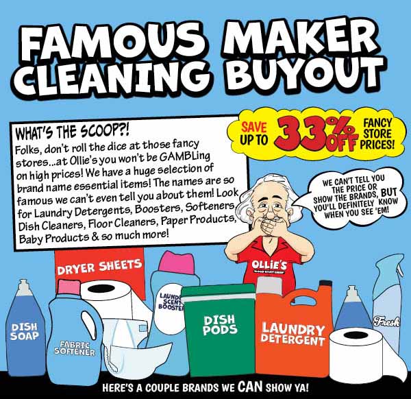 Famous Maker Cleaning Buyout!