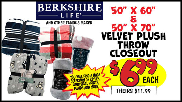 Throw Buyout: Our Price: $6.99, theirs: $11.99