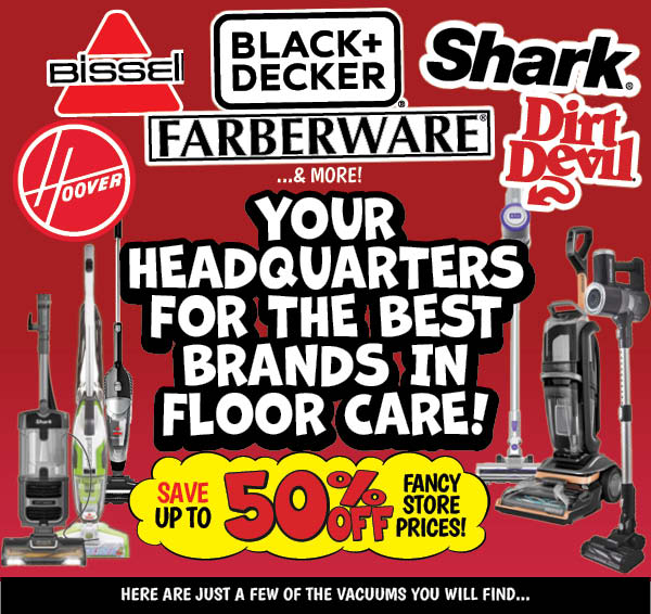 Your Best Headquarters For The Best Brands In Floor Care!