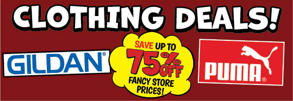 CLOTHING DEALS!
