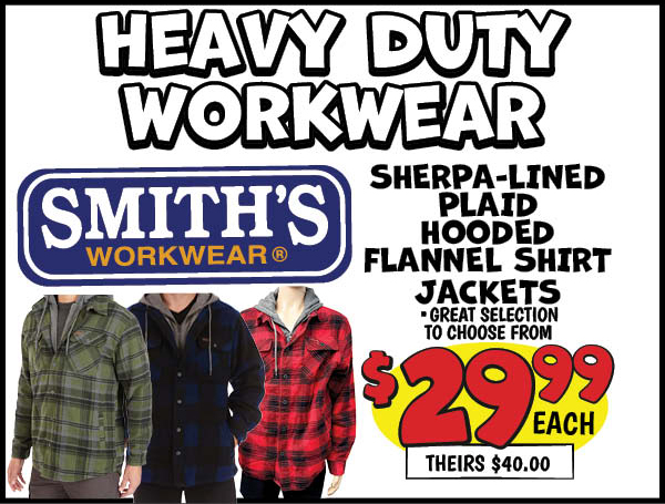 Men's Plaid Hooded Flannel Shirt Jacket: Our Price: $29.99, theirs: $40.00
