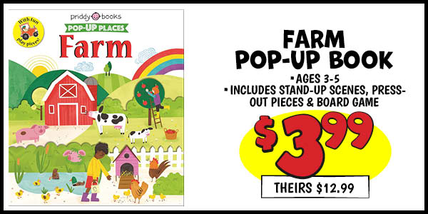 FARM POP UP BOOK: Our Price: $3.99, theirs: $12.99