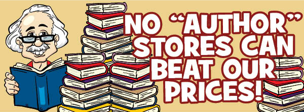 No "Author" Stores Can Beat Our Prices!