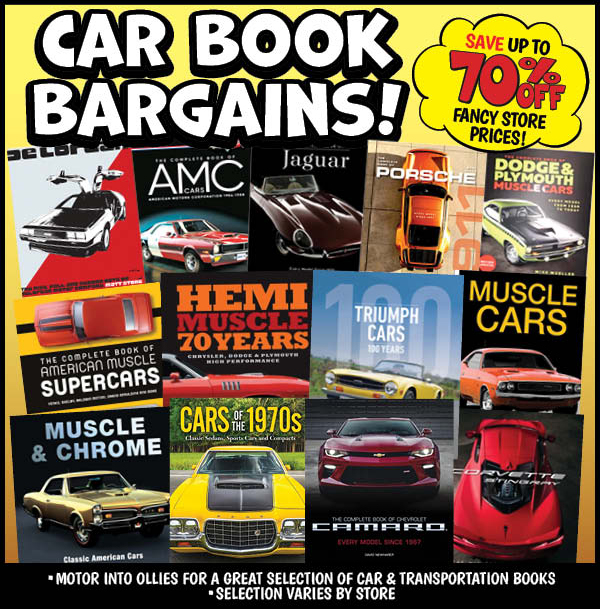 CAR BOOK BARGAINS!