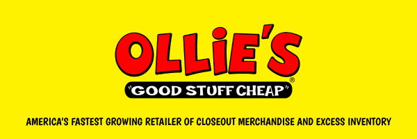 Ollie's "Good Stuff Cheap" Celebrating 40 Years of Bargains!