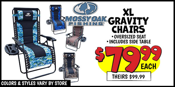 Xl gravity chair: Our Price: $79.99, theirs: $99.99