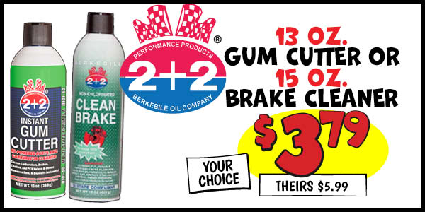 Berkibile automotive cleaners: Our Price: $3.79, theirs: $5.99