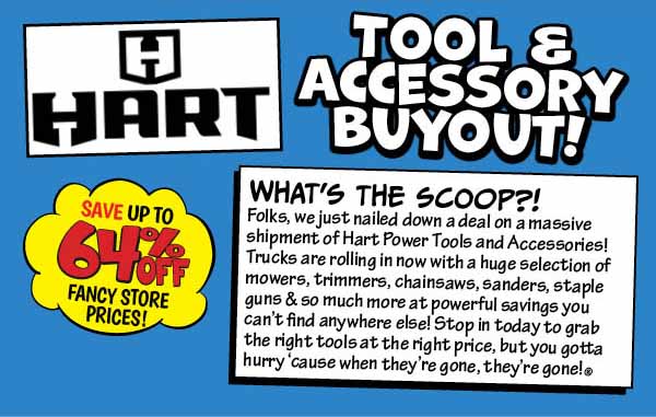 Tool and Accessory Buyout!