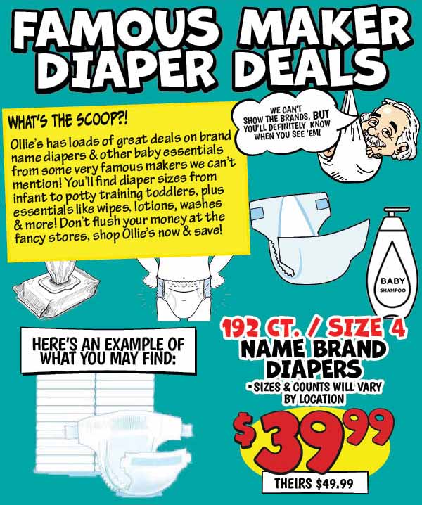 Famous Maker Diaper Deals