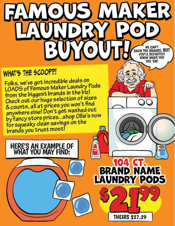 Famous Maker Laundry Pod Buyout!