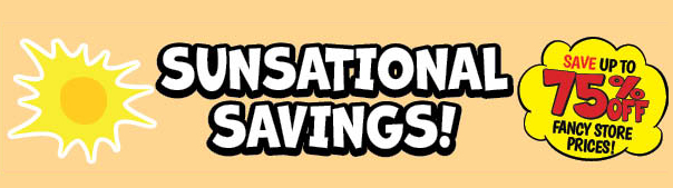 Sunsational Savings!
