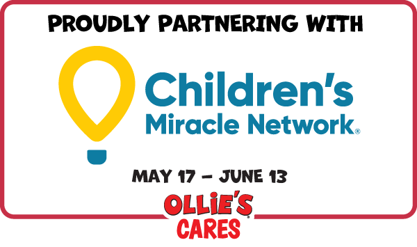 Proudly Partnering With Children's Miracle Network May 17 - June 13
