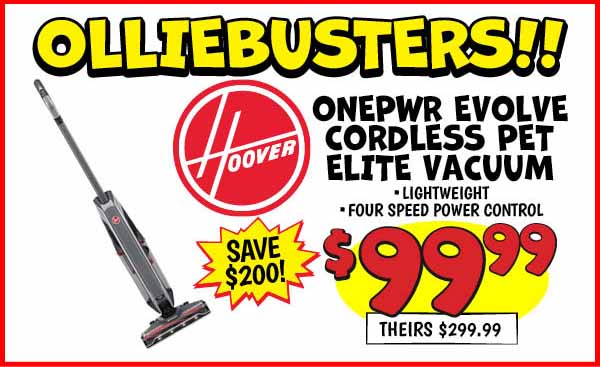 Hoover Onepwr Evolve Cordless Pet Elite Vacuum