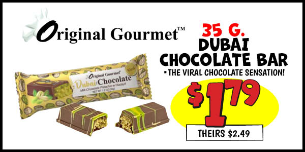 Original Gourmet Dubai Chocolate Bar