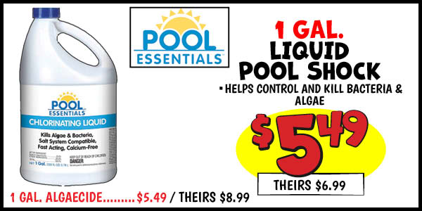 Pool Essentials 1 gal. Liquid Pool Shock