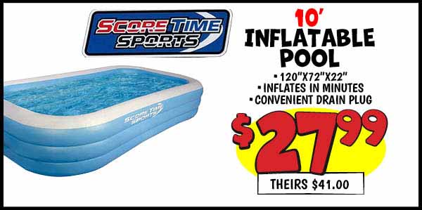 10' Inflatable Pool