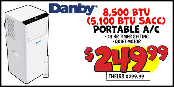 Danby 8500 BTU Portable A/C