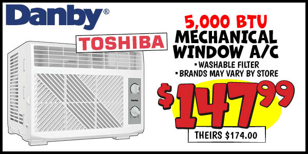 Danby 5000 BTW Mechanical Window A/C