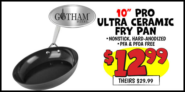 Gotham Steel 10" Pro Ultra Ceramic Fry Pan