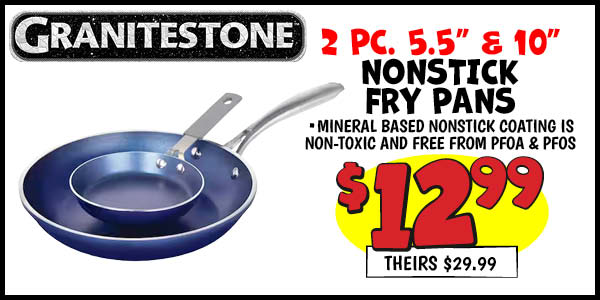 Granitestone Nonstick Fry Pans