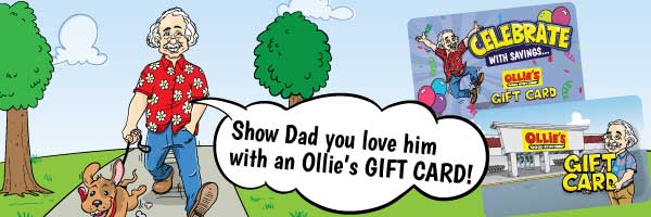 Gift Cards For Dad!