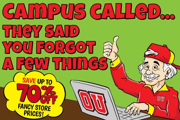 Campus Called...They Said you Forgot a Few Things