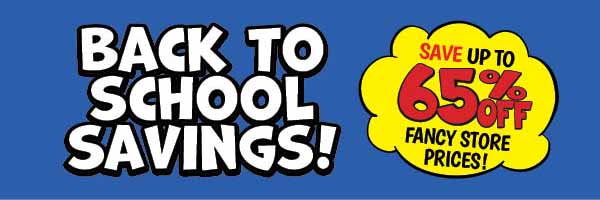 Back to School Savings!