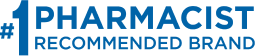 #1 Pharmacist Recommended Brand